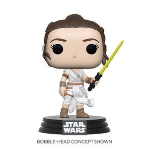 The Rise of Skywalker Rey with Yellow Lightsaber